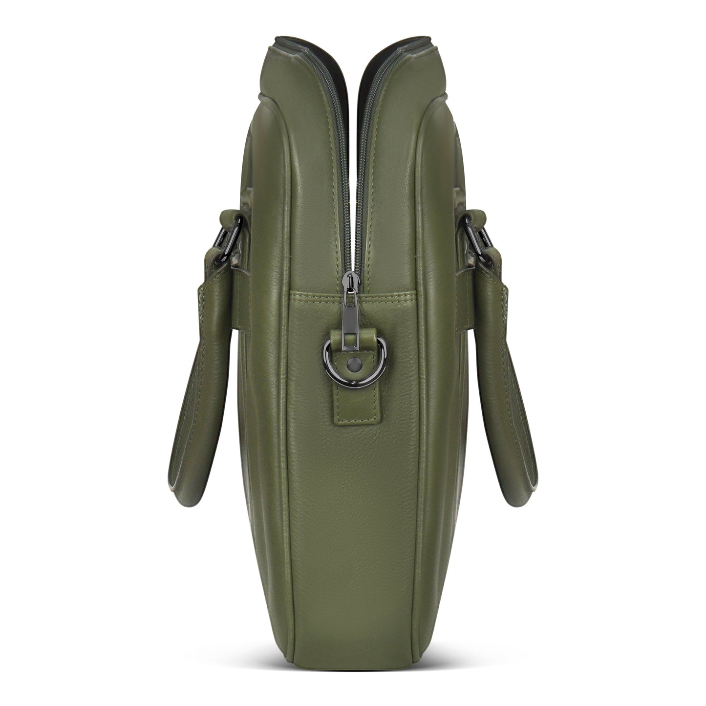 Champs Onyx Leather Slim Briefcase