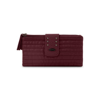 Portefeuille cargo matelassé à rabat avec matelassage