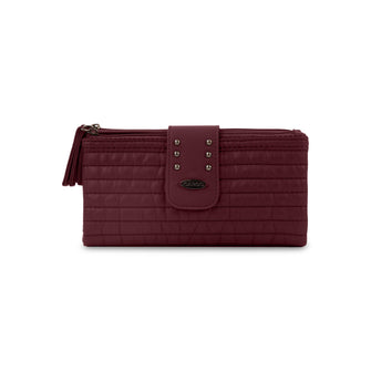 Portefeuille cargo matelassé à rabat avec matelassage