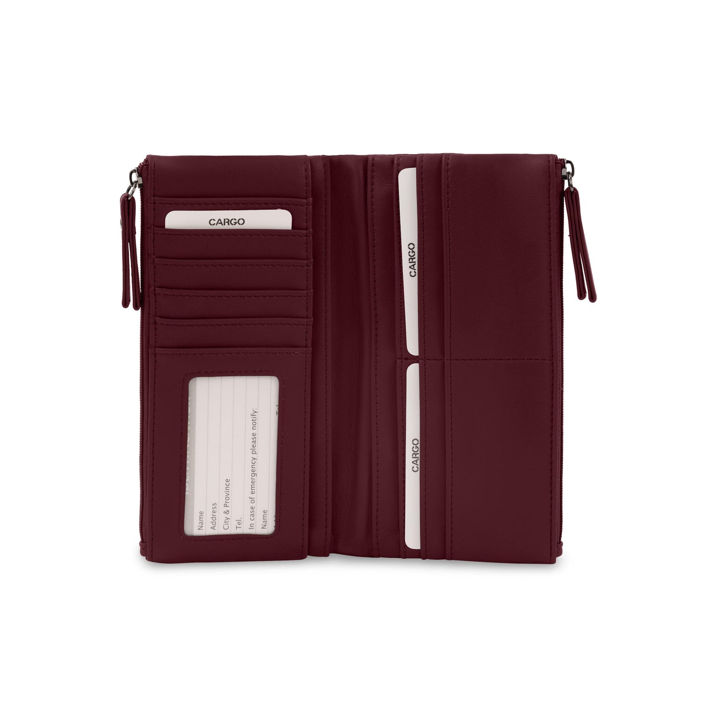 Portefeuille cargo matelassé à rabat avec matelassage