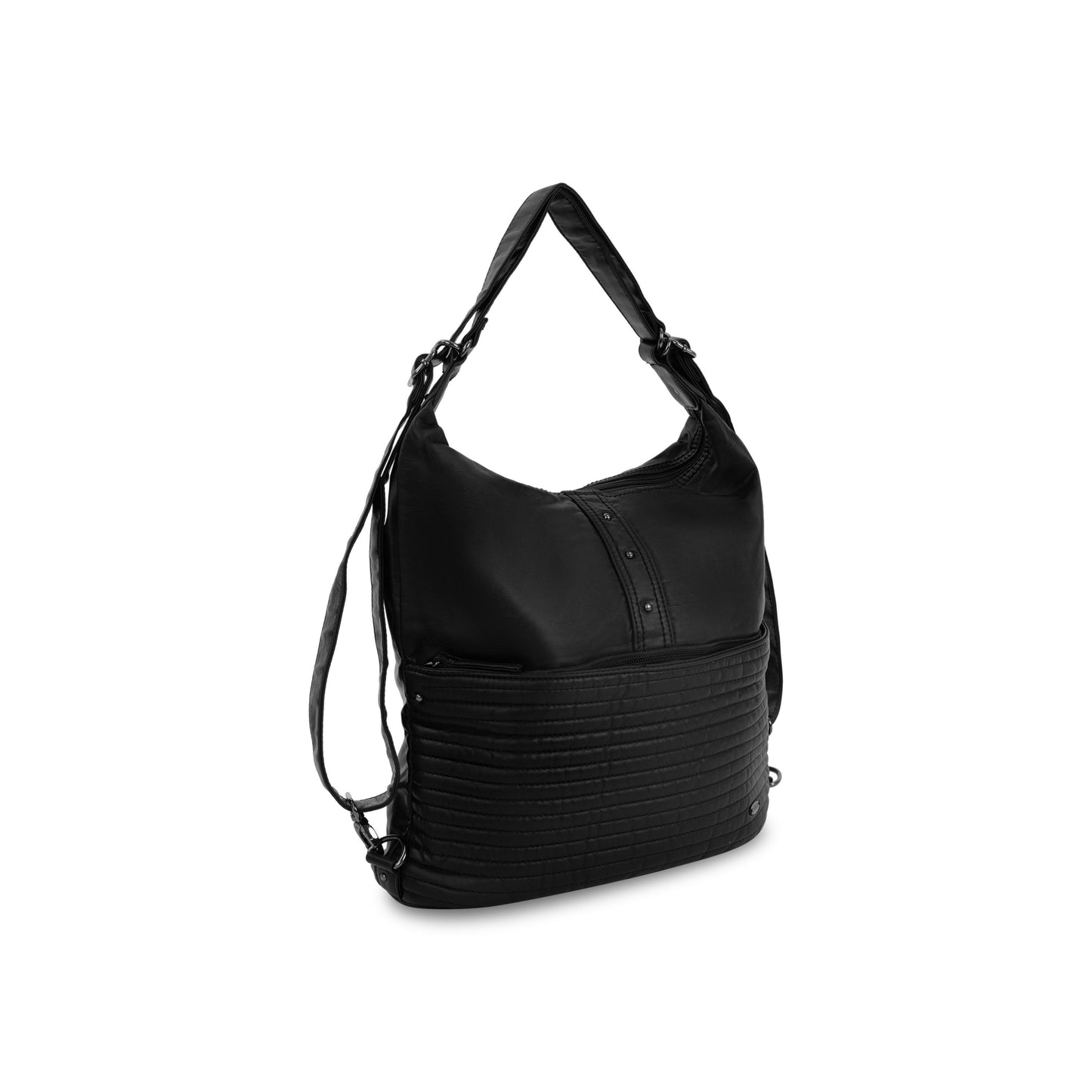 Sac cargo matelassé convertible hobo