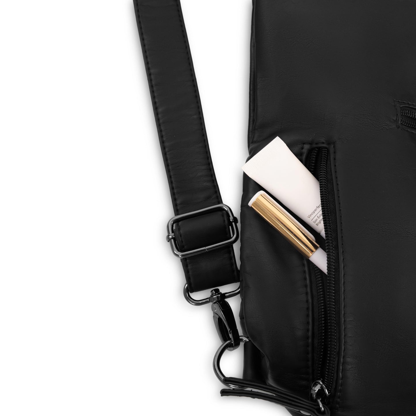 Sac cargo matelassé convertible hobo