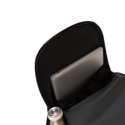 black mini backpack black zipper three compartments Tracker 3 compartment Backpack – Shop Bentley