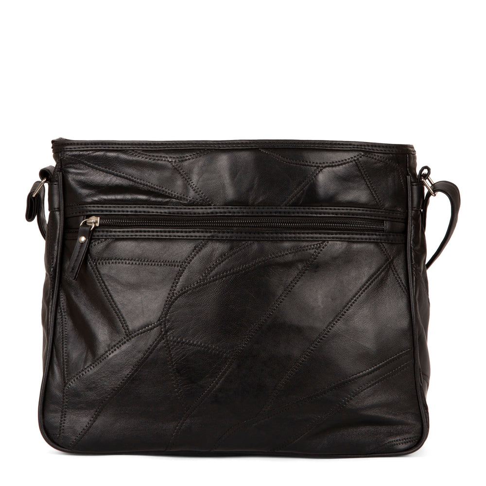 Patch Leather RFID Crossbody Bag - Bentley