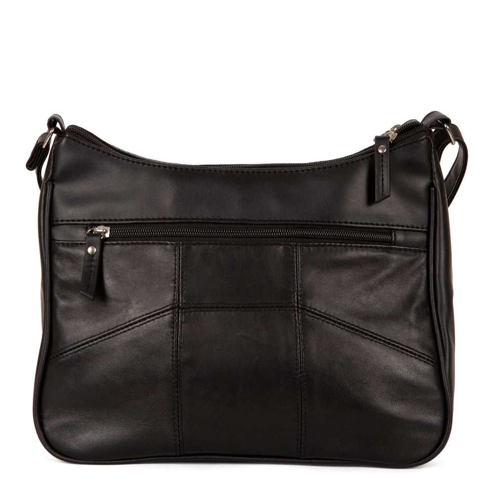 RFID Patch Leather Flap Crossbody - Bentley