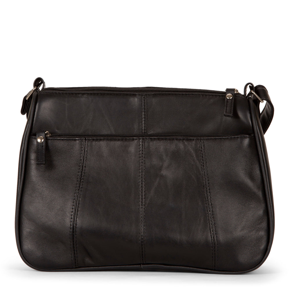 Leather RFID Crossbody Bag - Bentley