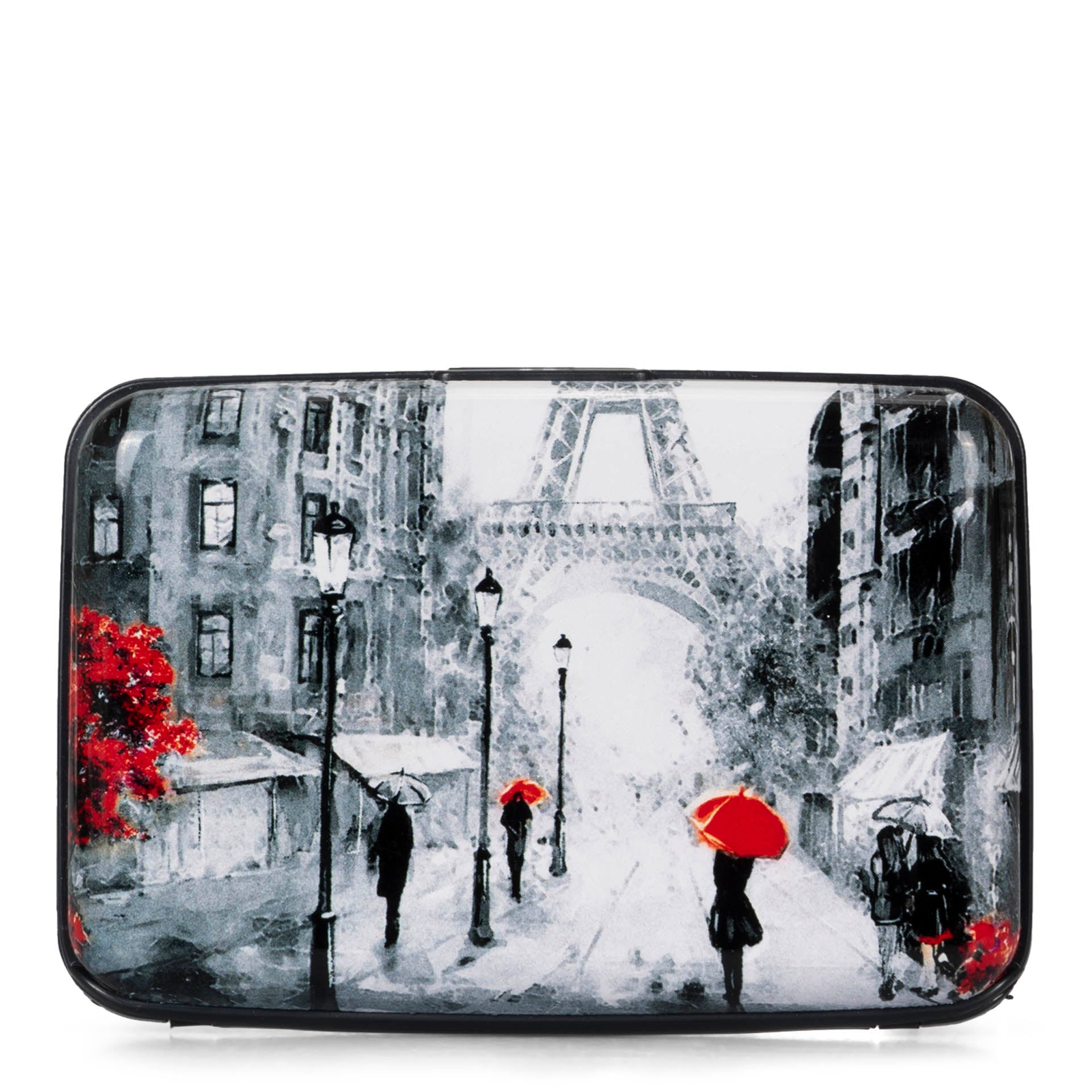 Aluminum Card Holder Rainy Paris