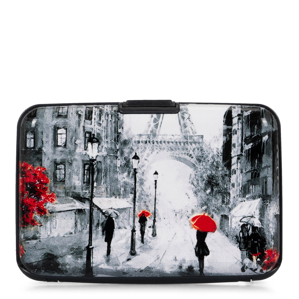 Aluminum Card Holder Rainy Paris