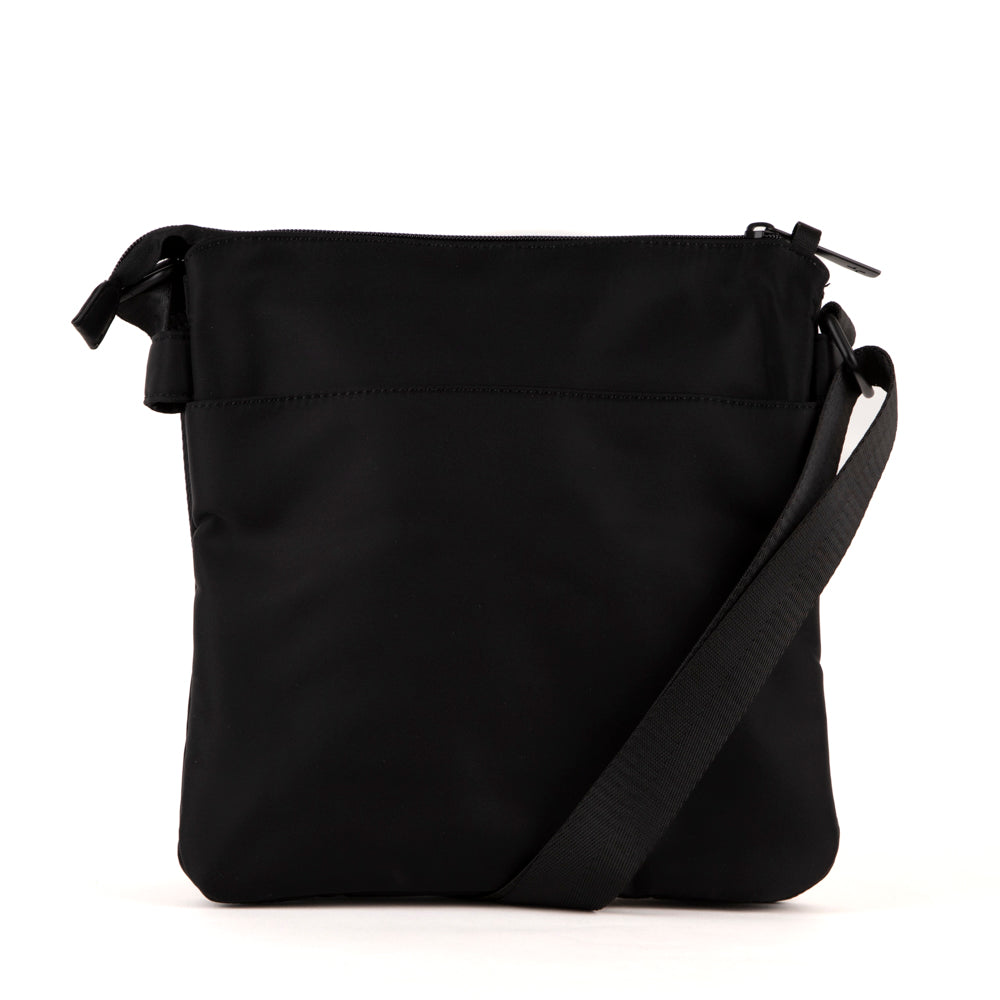 Tracker Sac bandoulière Basic en nylon RFID à 2 soufflets