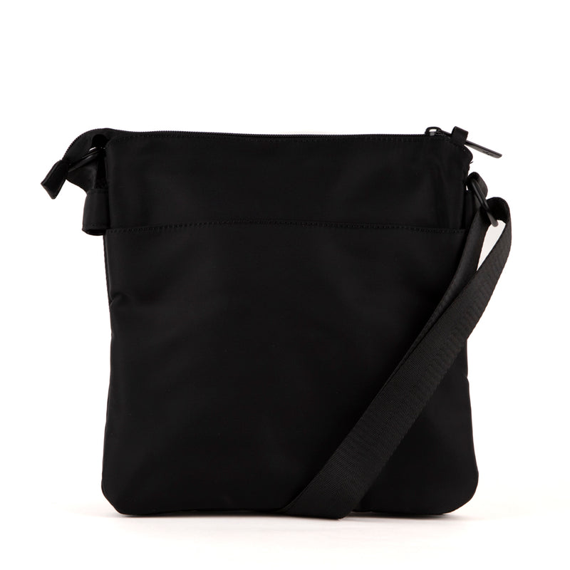 Tracker Sac bandoulière Basic en nylon RFID à 2 soufflets