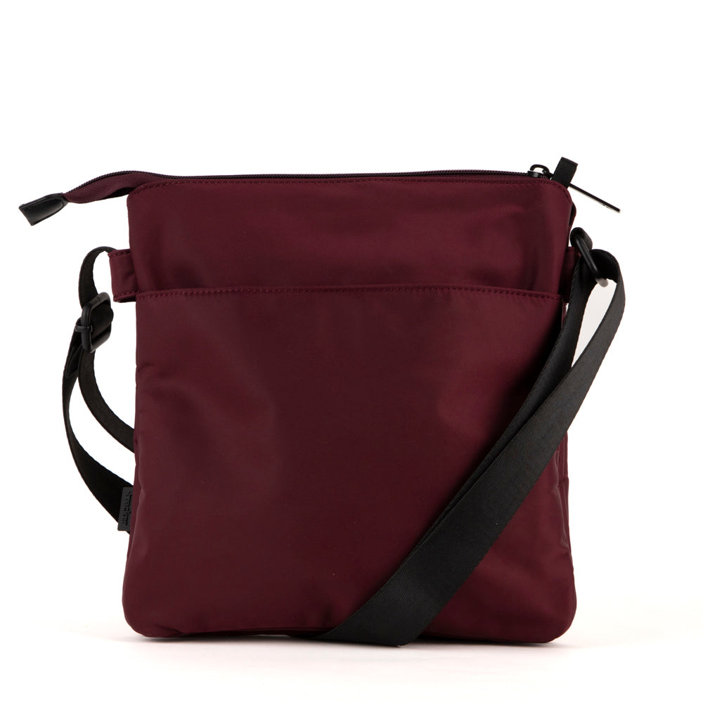 Tracker Sac bandoulière Basic en nylon RFID à 2 soufflets