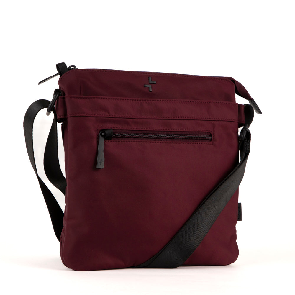 Tracker Sac bandoulière Basic en nylon RFID à 2 soufflets