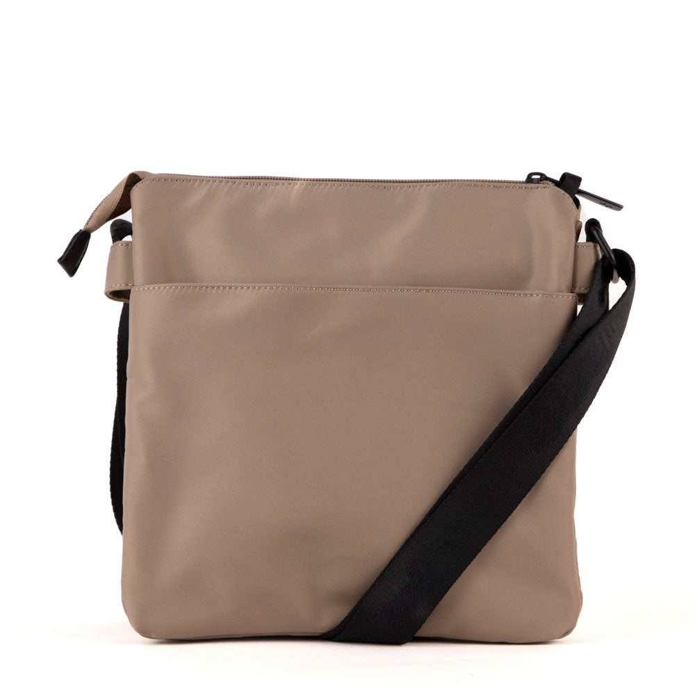 Tracker Sac bandoulière Basic en nylon RFID à 2 soufflets