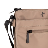 Tracker Sac bandoulière Basic en nylon RFID à 2 soufflets