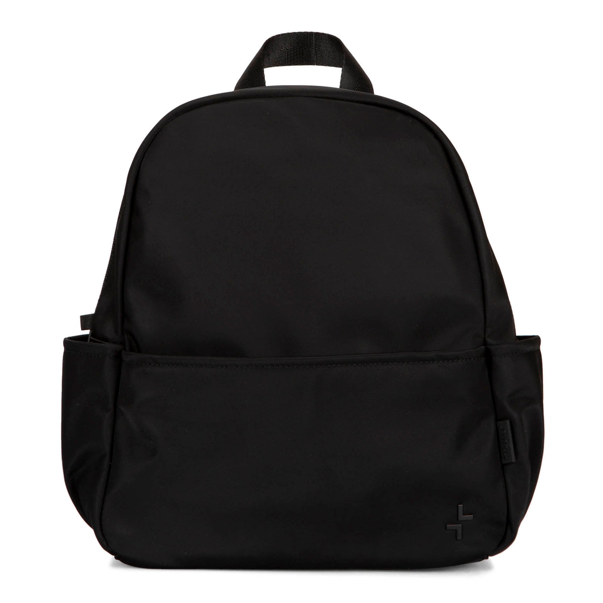 Plain on sale black backpack