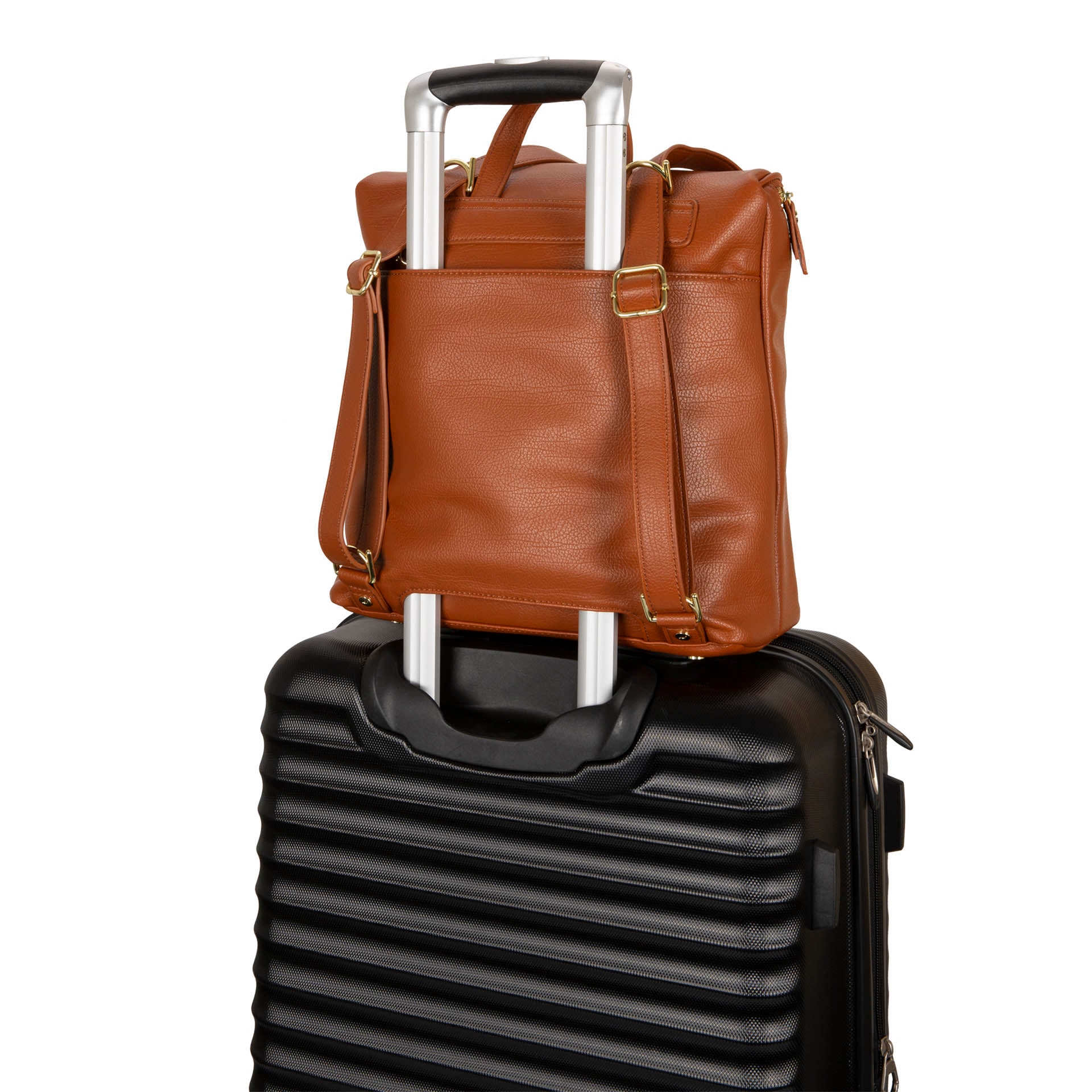 Convertible leather hotsell tote backpack