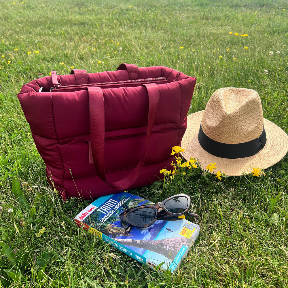 Urban Quilted Lunch Tote Bag