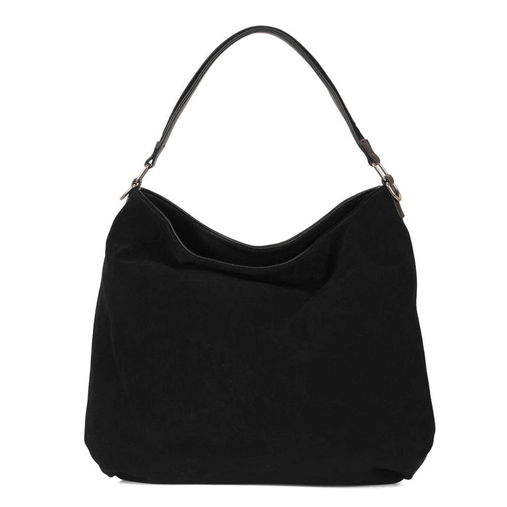 Suede RFID Hobo Bag