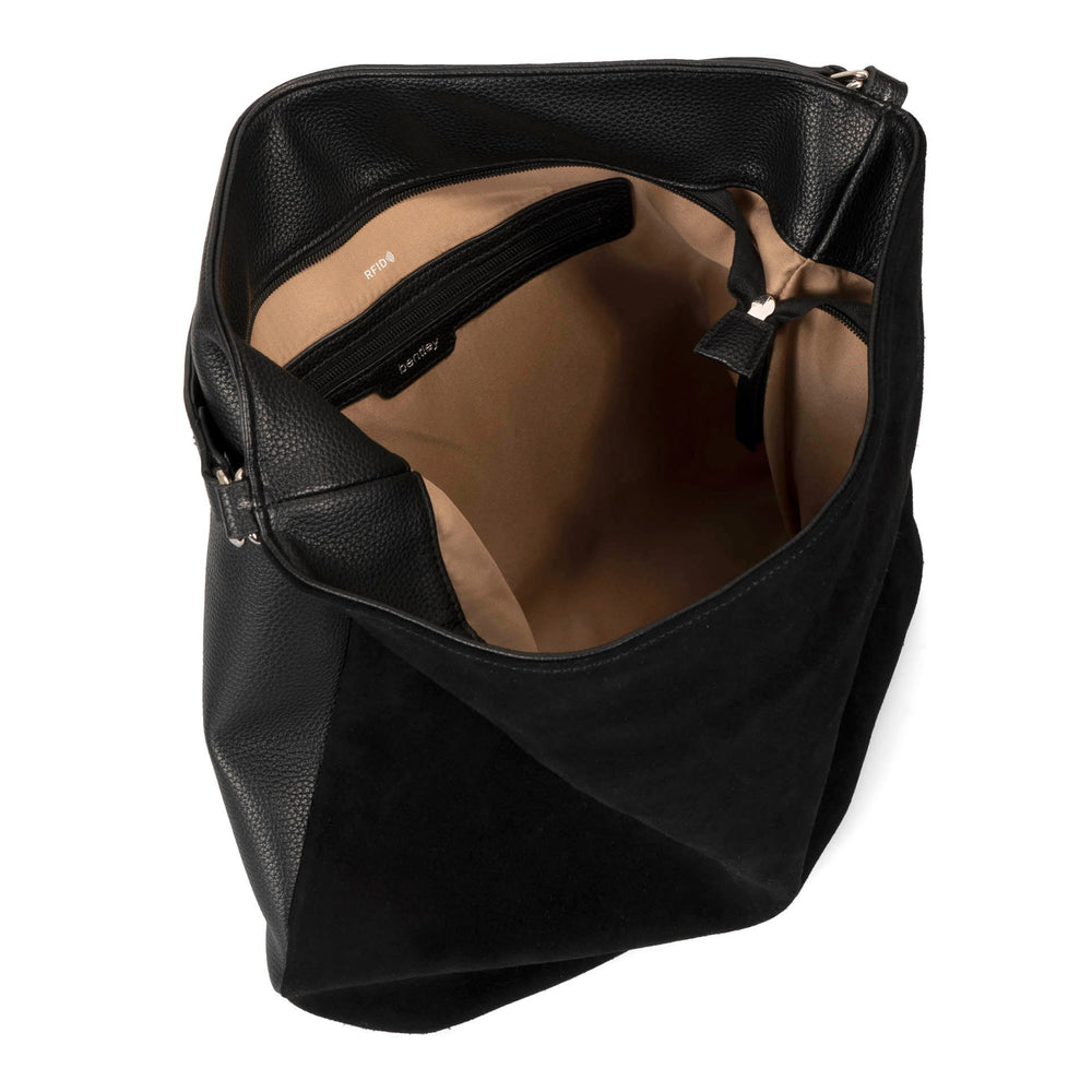 Sac Hobo RFID en daim