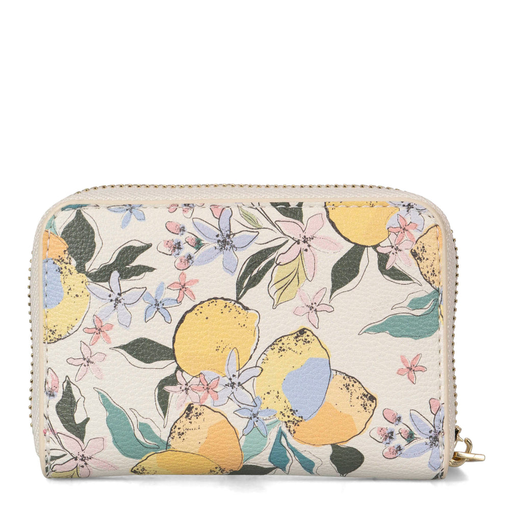 Nora RFID Floral Small Zip-Around Wallet