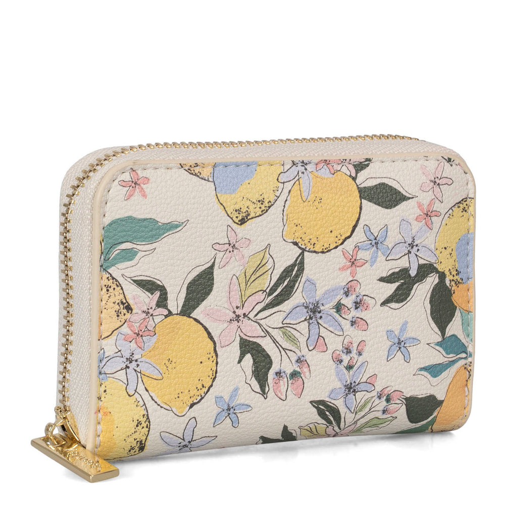 Nora RFID Floral Small Zip-Around Wallet