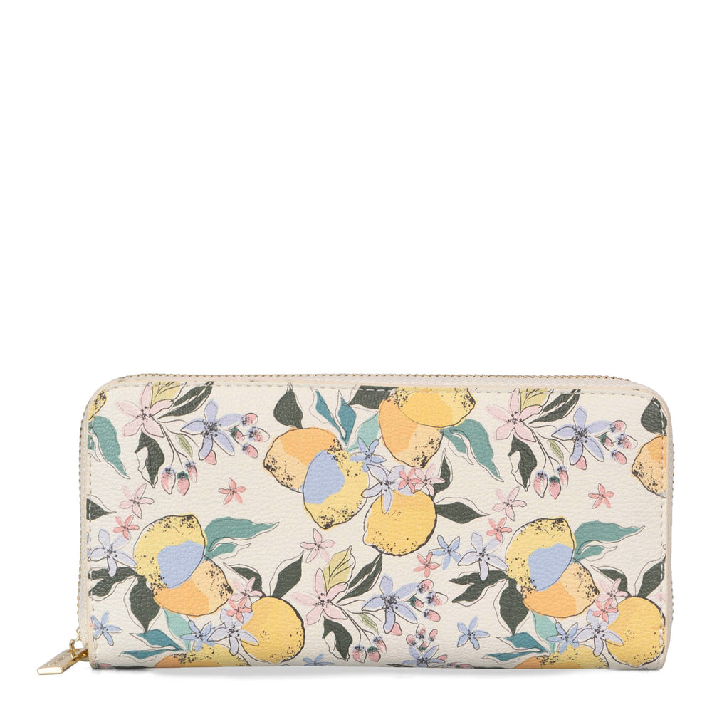 Nora RFID Floral Zip-Around Wallet