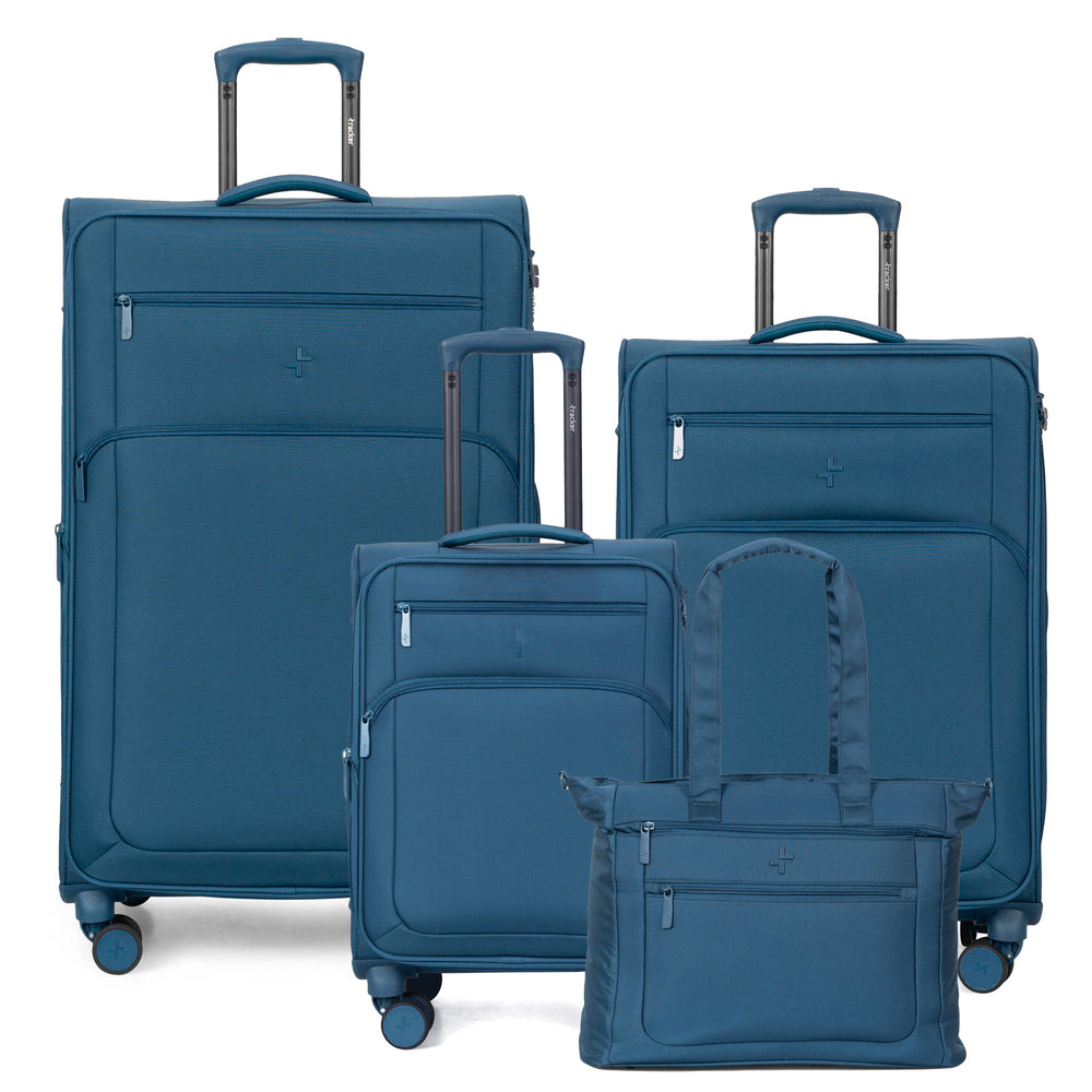 Verona Softside 4-Piece Luggage and Tote Bag Set