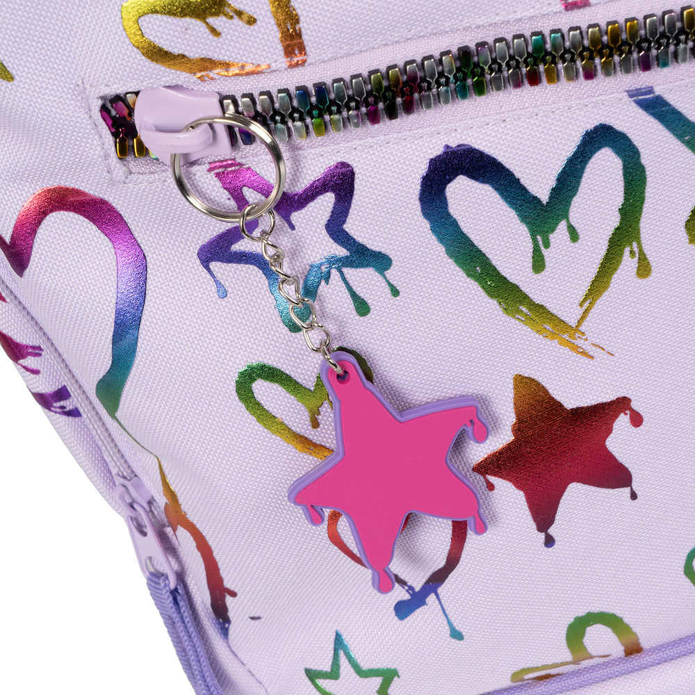 Drippy Foil Hearts Backpack