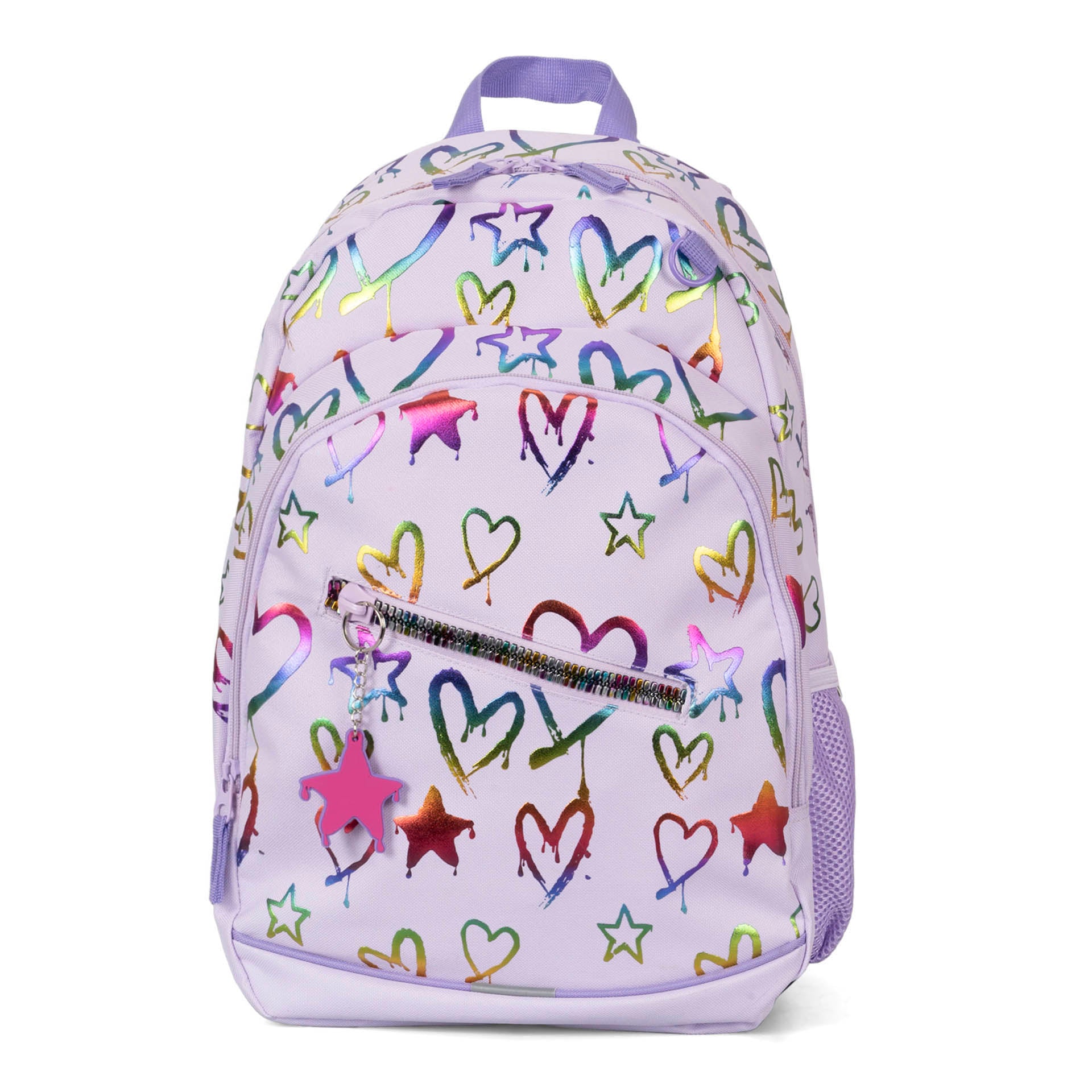 Drippy Foil Hearts Backpack