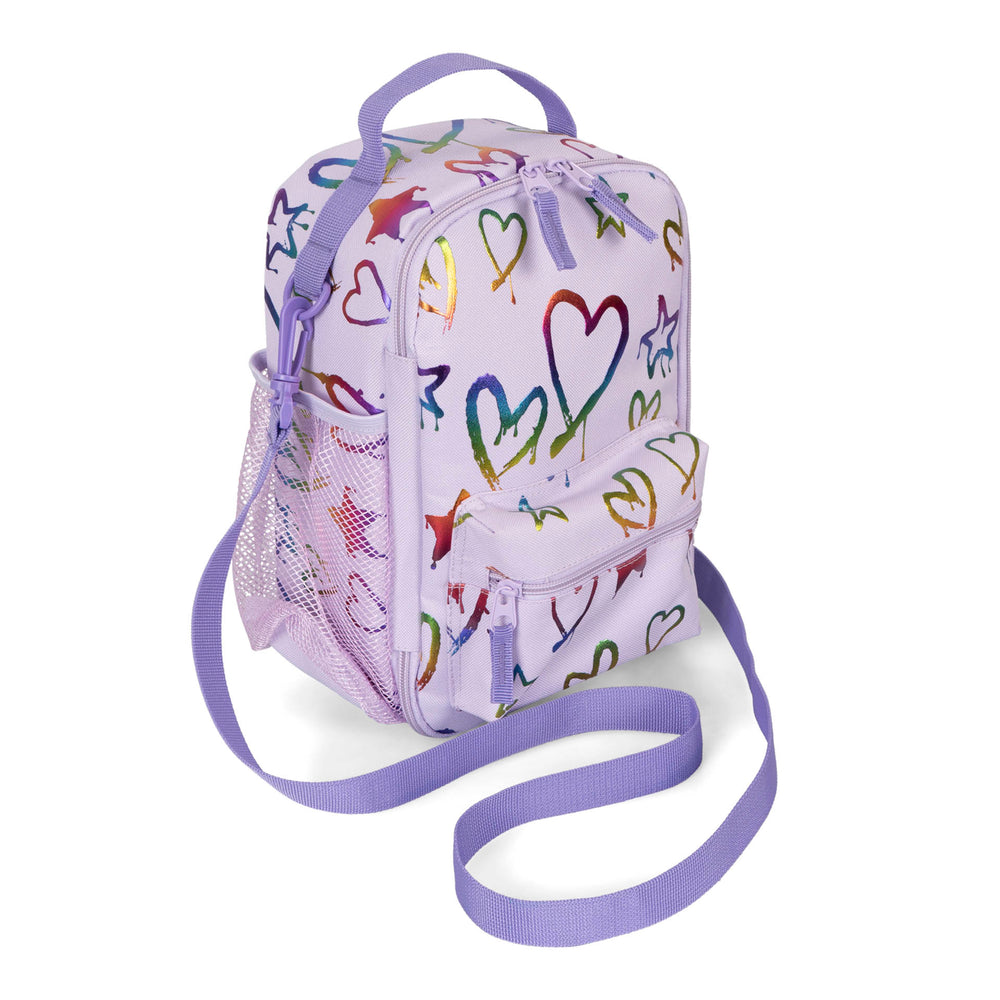 Drippy Foil Hearts Lunch Box