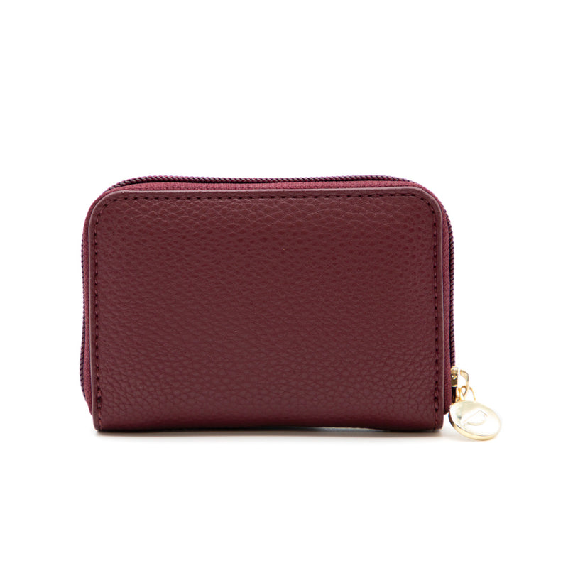 Riona Ketty Pebbled RFID Small Zip Around Wallet