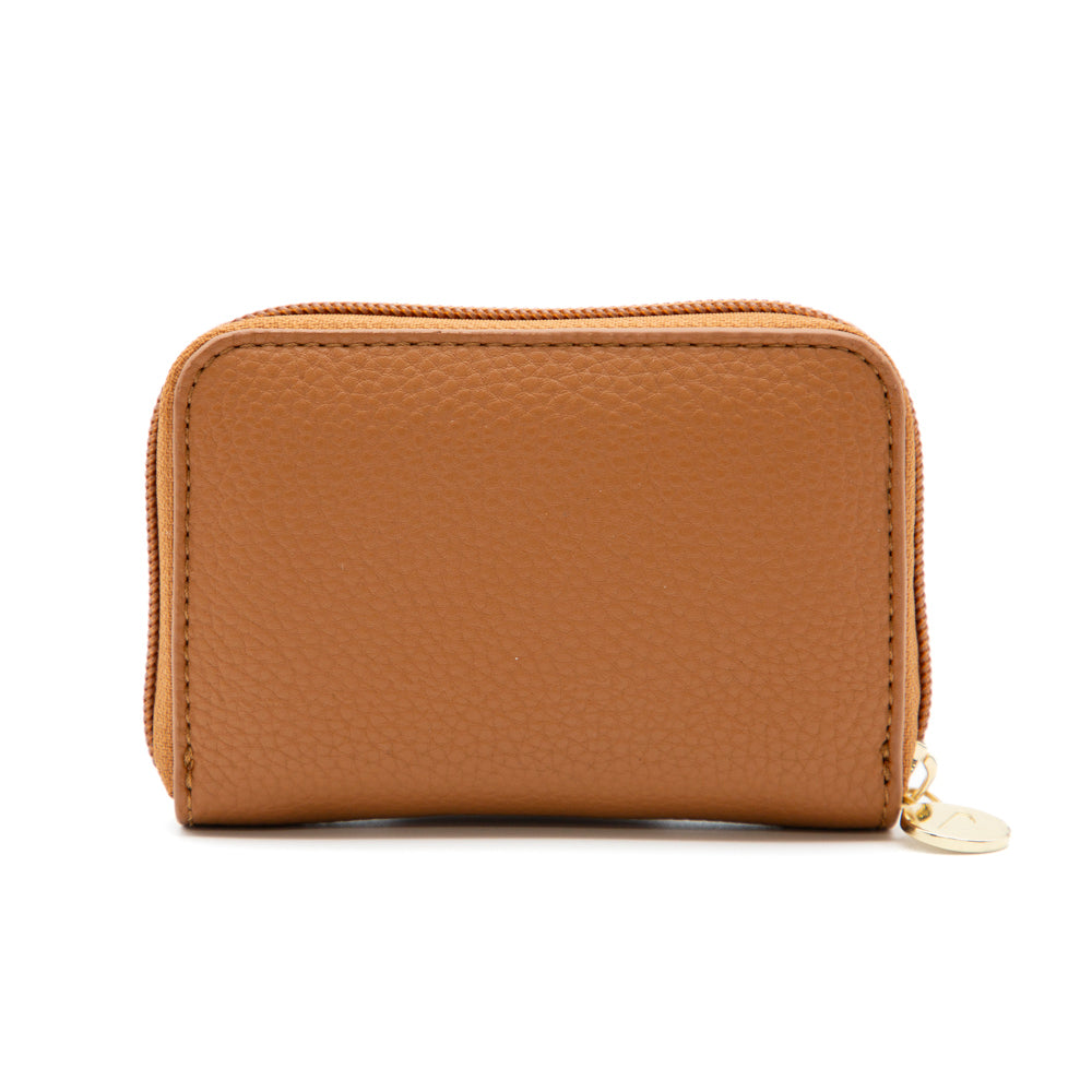 Riona Ketty Pebbled RFID Small Zip Around Wallet