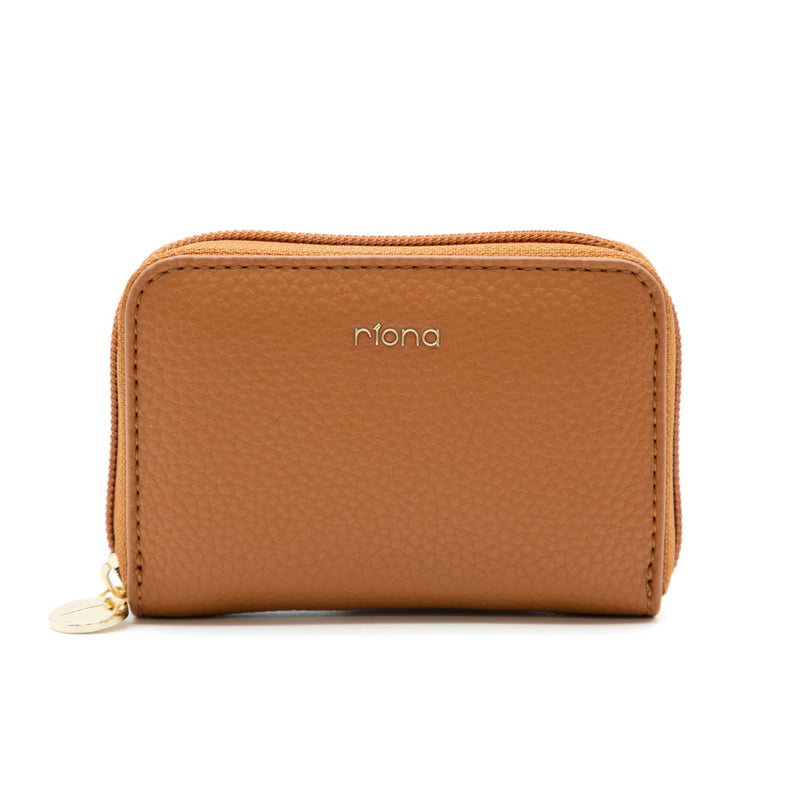 Riona Ketty Pebbled RFID Small Zip Around Wallet