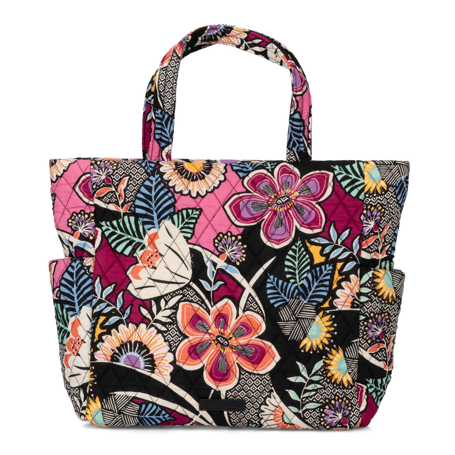 FINAL SALE Vera Bradley Medium Zip Top Tote Kauai Floral