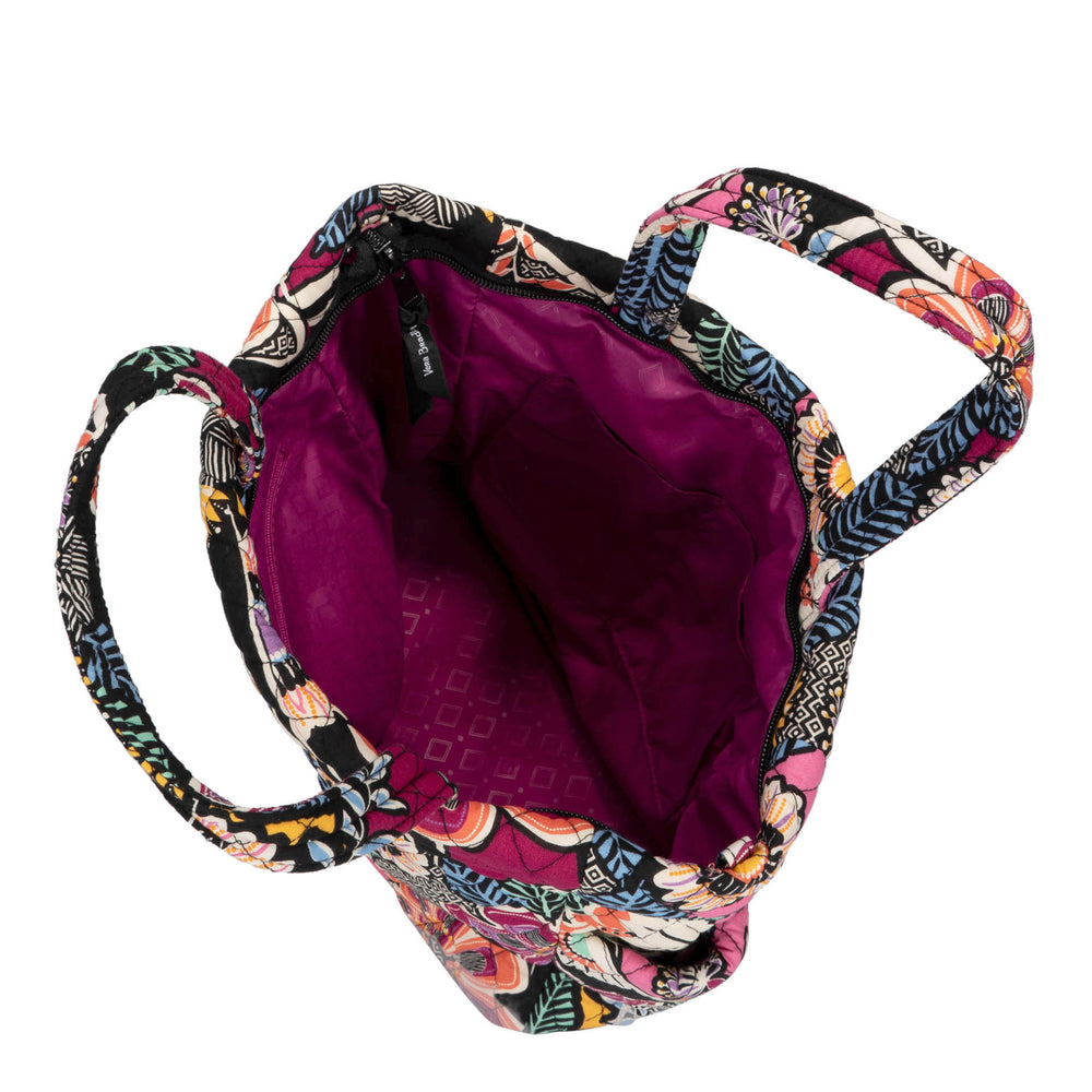 Sac fourre-tout zippé de taille moyenne Vera Bradley à motifs floraux Kauai