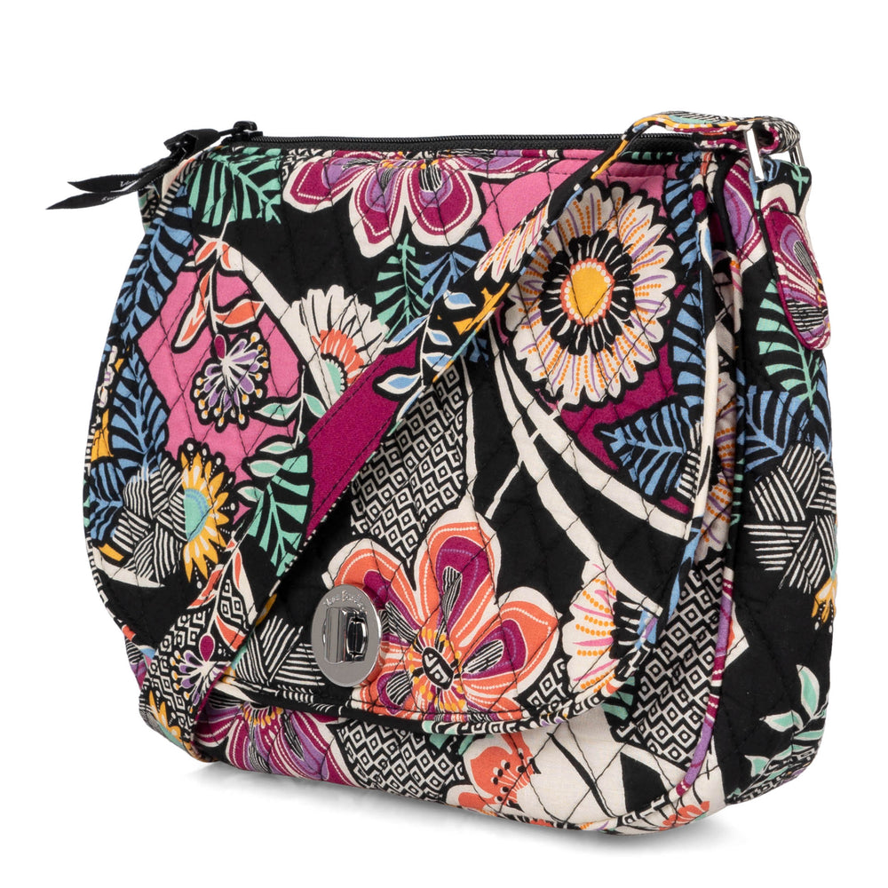 FINAL SALE Vera Bradley Saddle Crossbody Bag Kauai Floral