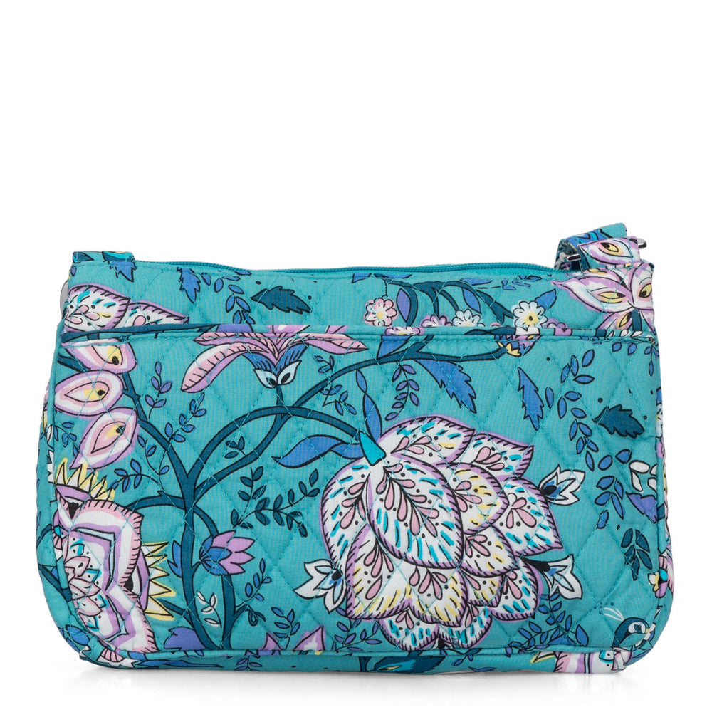 Petit sac à bandoulière hipster RFID Vera Bradley Peacock Garden