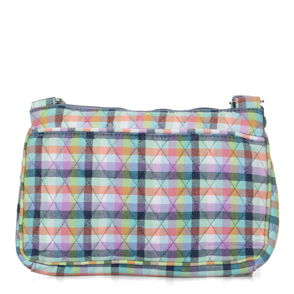 FINAL SALE Vera Bradley RFID Little Hipster Crossbody Bag Gingham Plaid