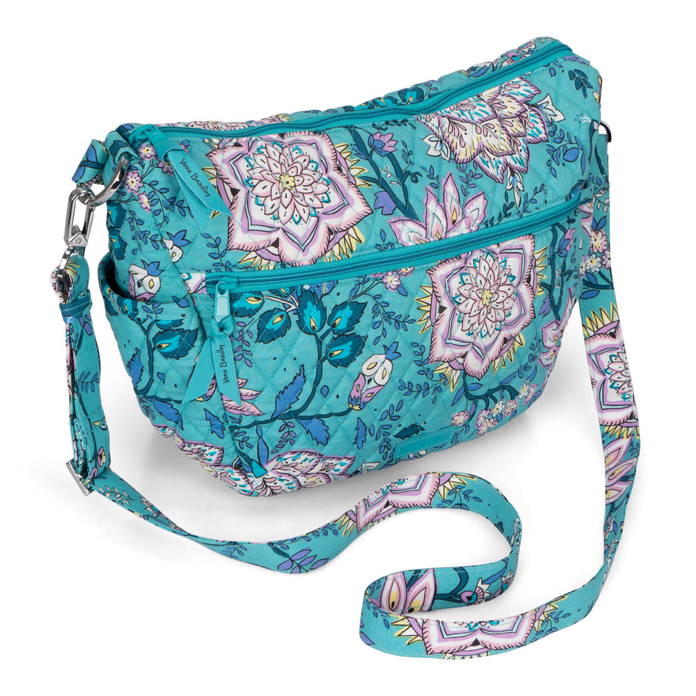 Sac à bandoulière convertible Go Ahead de Vera Bradley Peacock Garden