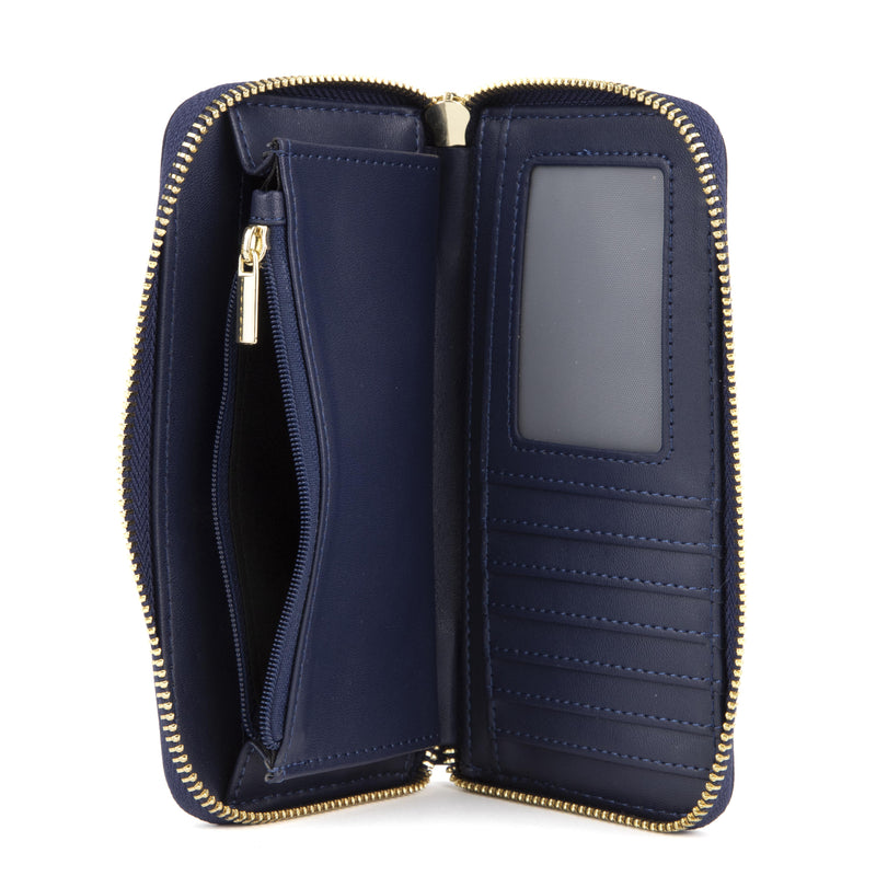 Portefeuille Tracker LuxeLite grand format à fermeture éclair