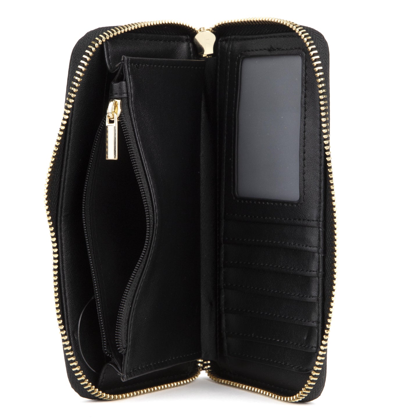 Portefeuille Tracker LuxeLite grand format à fermeture éclair