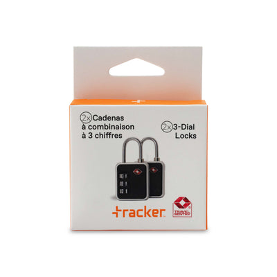 Shop Bentley Gris charbon Ensemble de 2 cadenas TSA à combinaison 3 chiffres Tracker in Canada at only $16.99 1st look