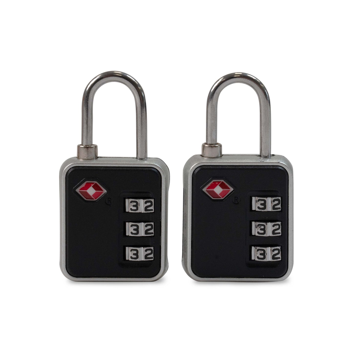 Ensemble de 2 cadenas TSA à combinaison 3 chiffres Tracker