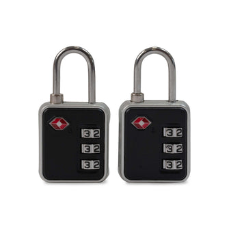 
                    Shop Bentley Gris charbon Ensemble de 2 cadenas TSA à combinaison 3 chiffres Tracker in Canada at only $16.99 5th look
                  