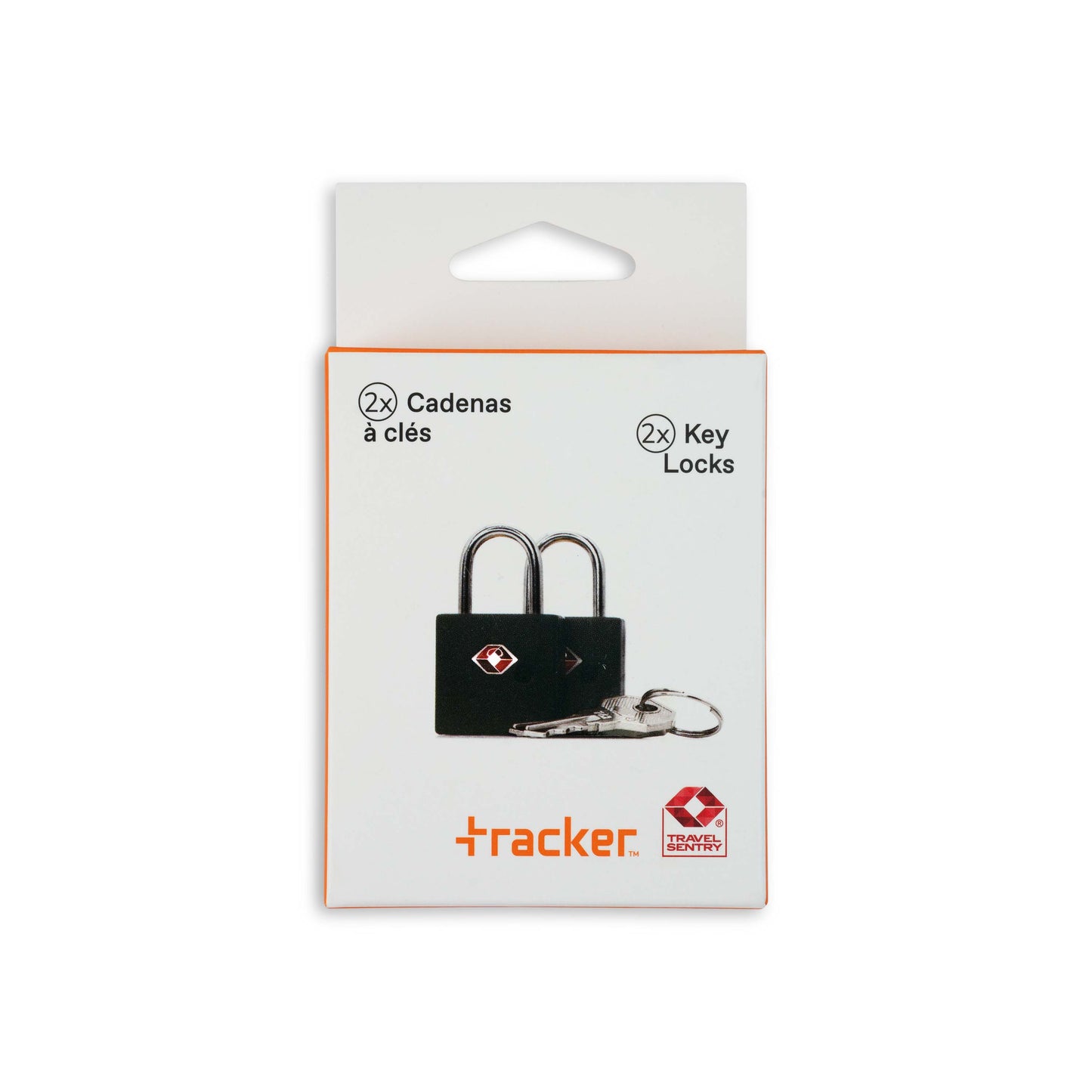 Ensemble de 2 cadenas Tracker avec clés