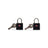 
        Shop Bentley Gris charbon Ensemble de 2 cadenas Tracker avec clés in Canada at only $9.99 6th look
      
