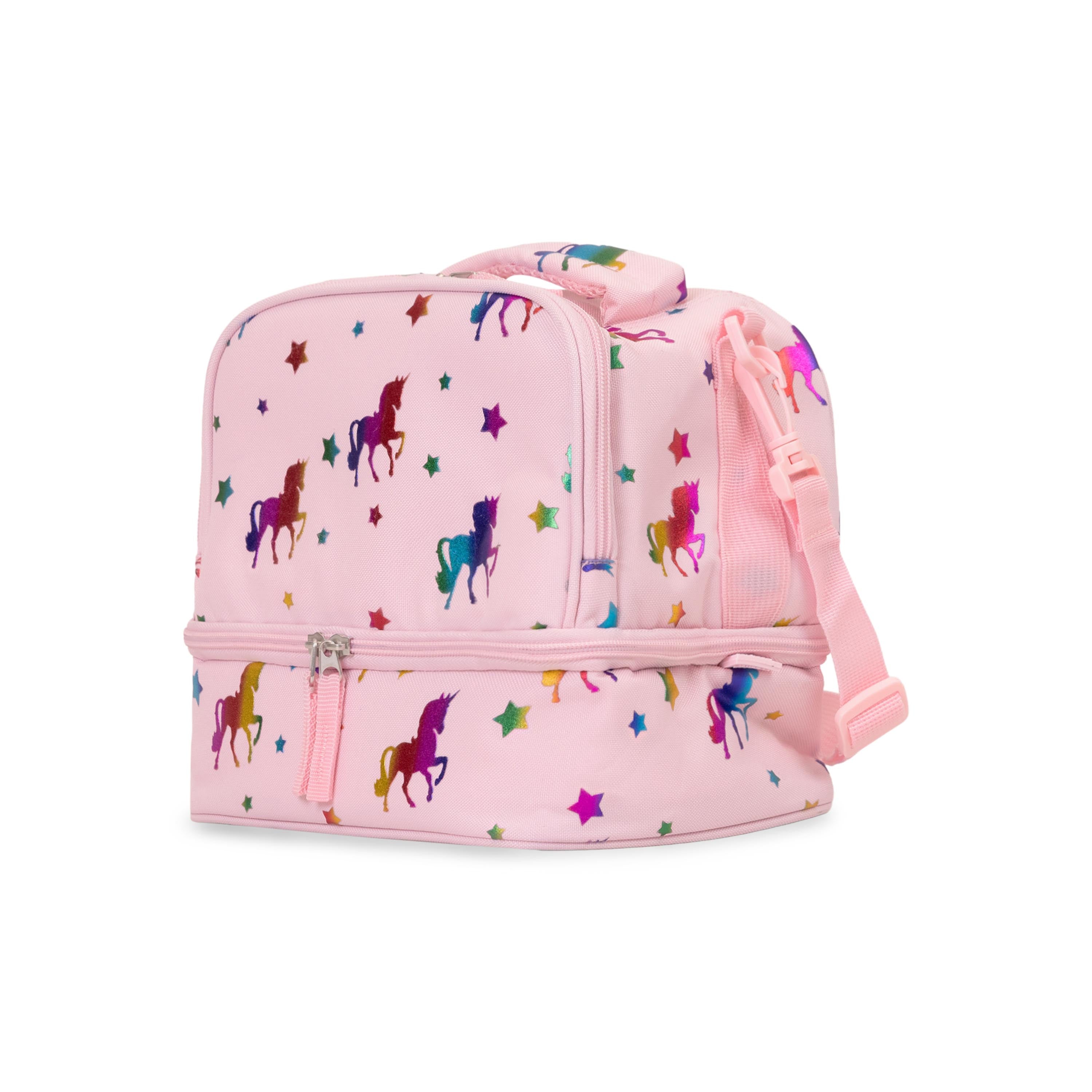 Shop Bentley Pink Multi Tracker Unicorn Lunch Bag in Canada at only $25.99 2nd look