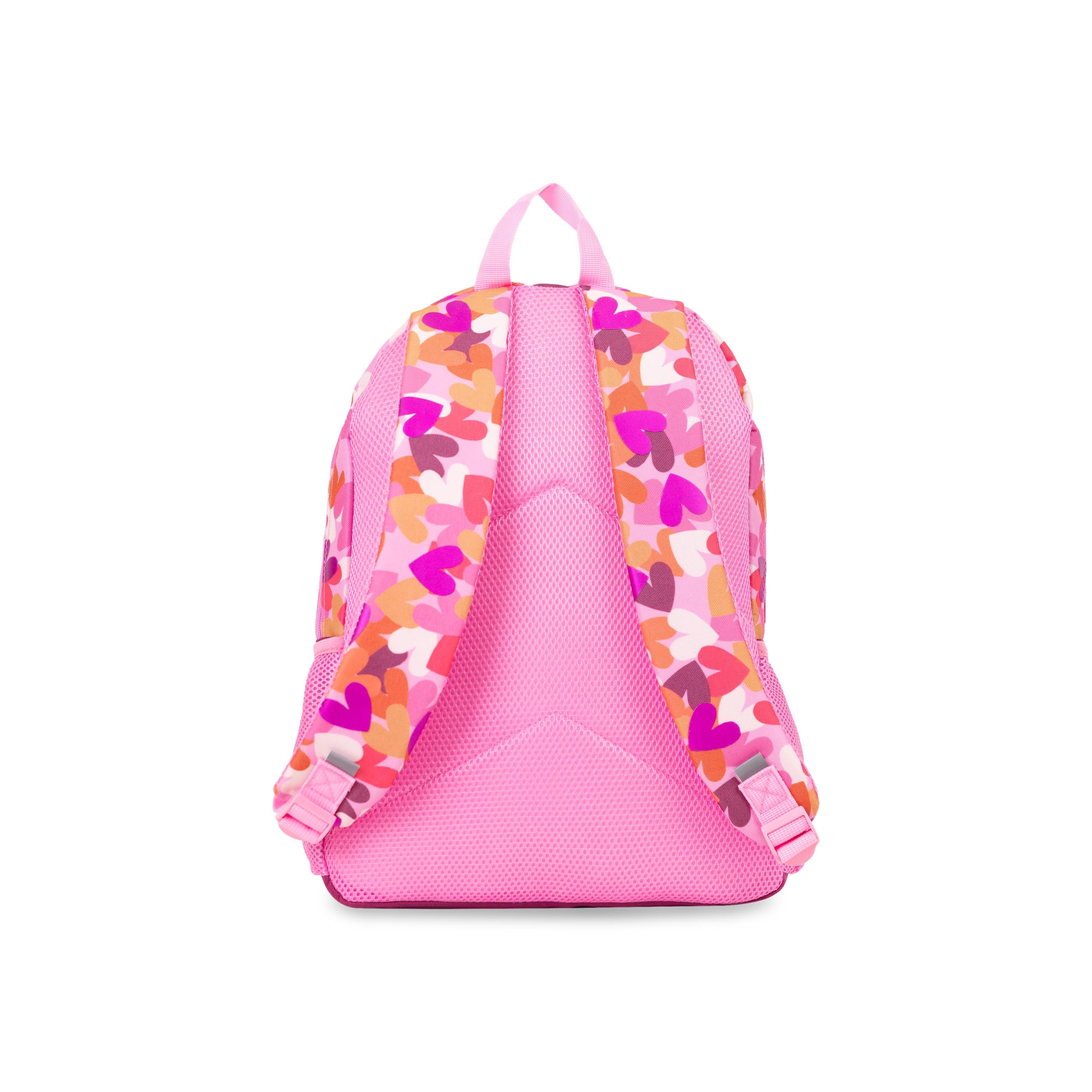 Shop Bentley Pink Multi Tracker Heart Foil Backpack in Canada at only $49.99 5th look