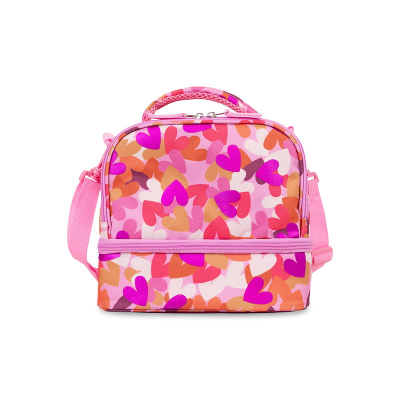 
        Shop Bentley Pink Multi Tracker Heart Foil Lunch Bag in Canada at only $25.99 5th look
      