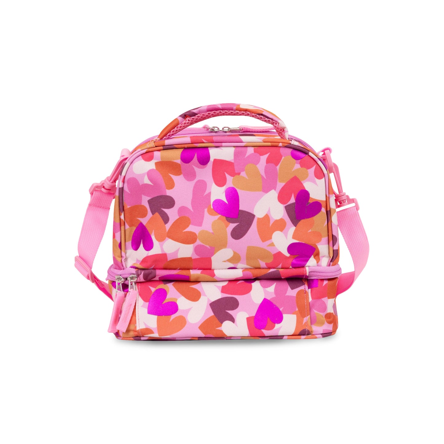 Tracker Heart Foil Lunch Bag